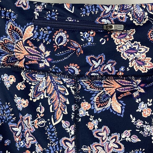 J. Jill Fit Performance Floral Ankle Length Leggings With Pockets size M - Picture 4 of 9